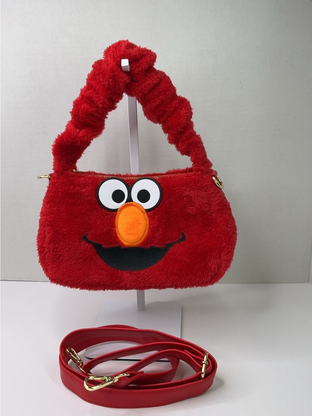 Loungefly Sesame Street Elmo Plush Cosplay Crossbody Bag